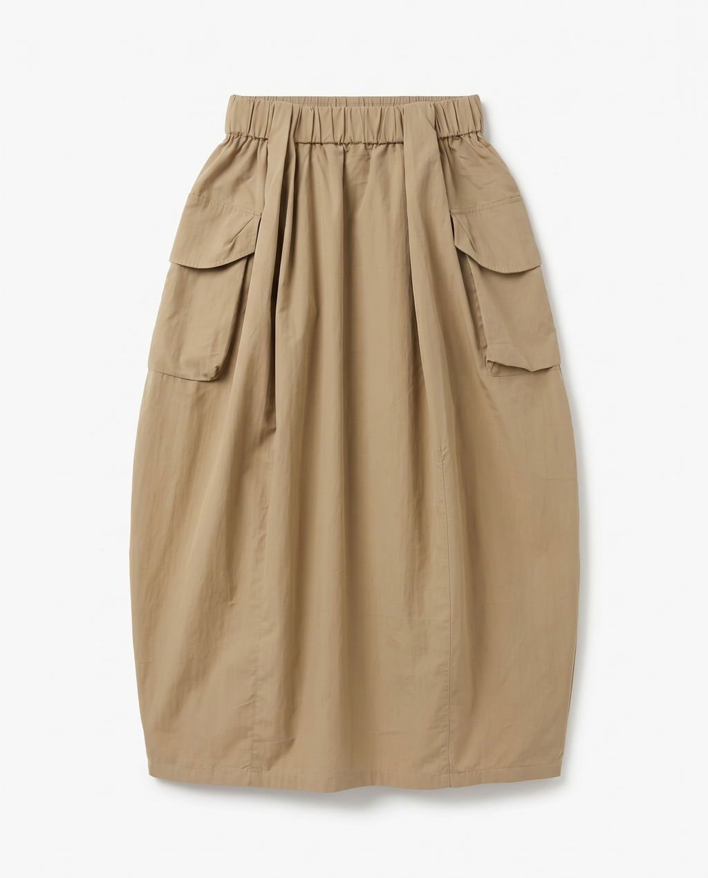 Relaxed Fit Midi Skirt