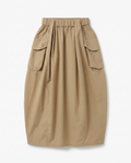 Relaxed Fit Midi Skirt