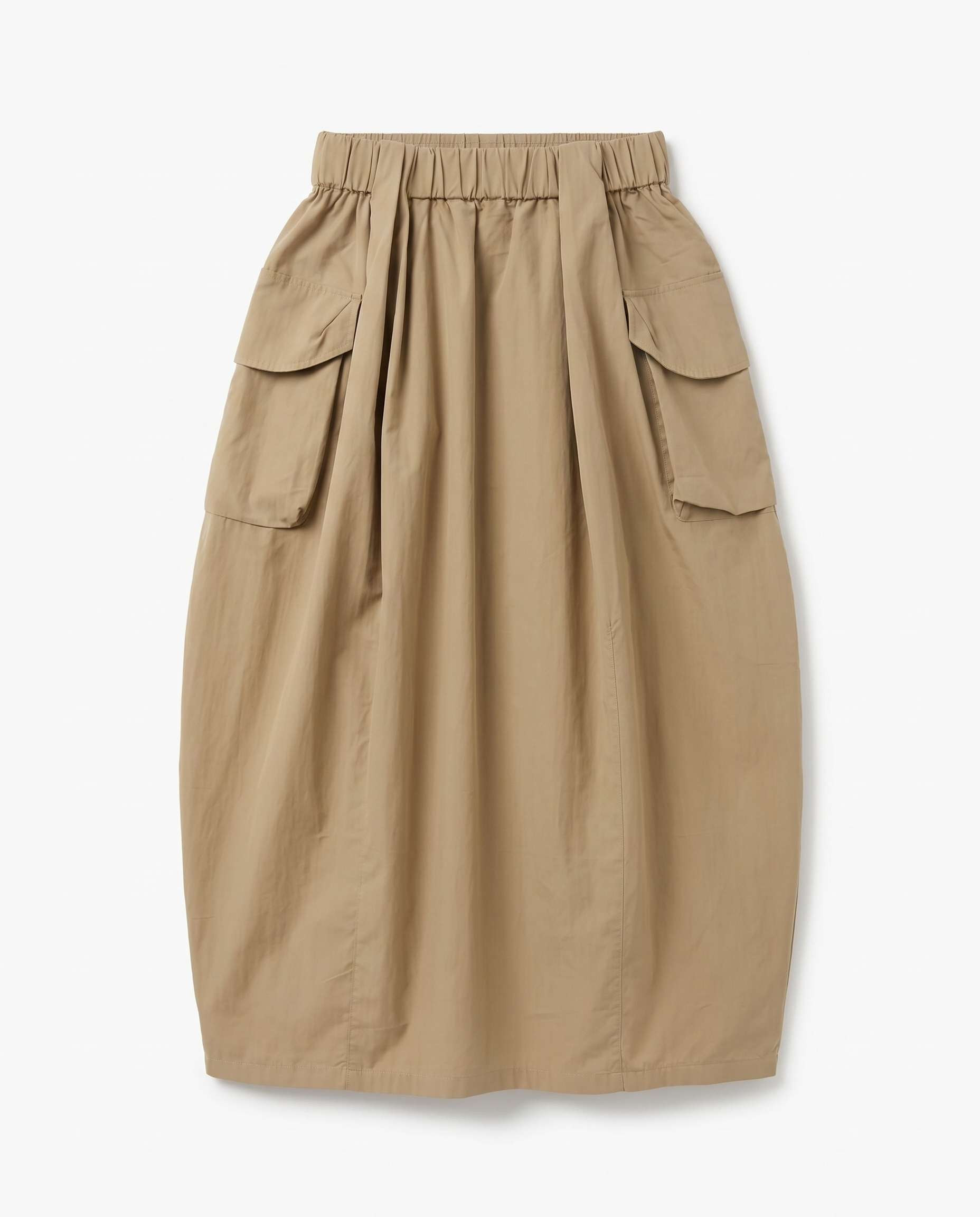 Relaxed Fit Midi Skirt