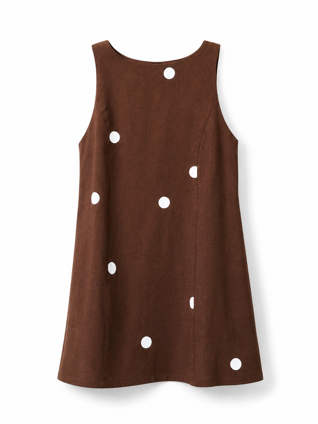 Polka Dot Linen Dress