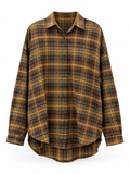 Olive & Brown Checkered Shirt
