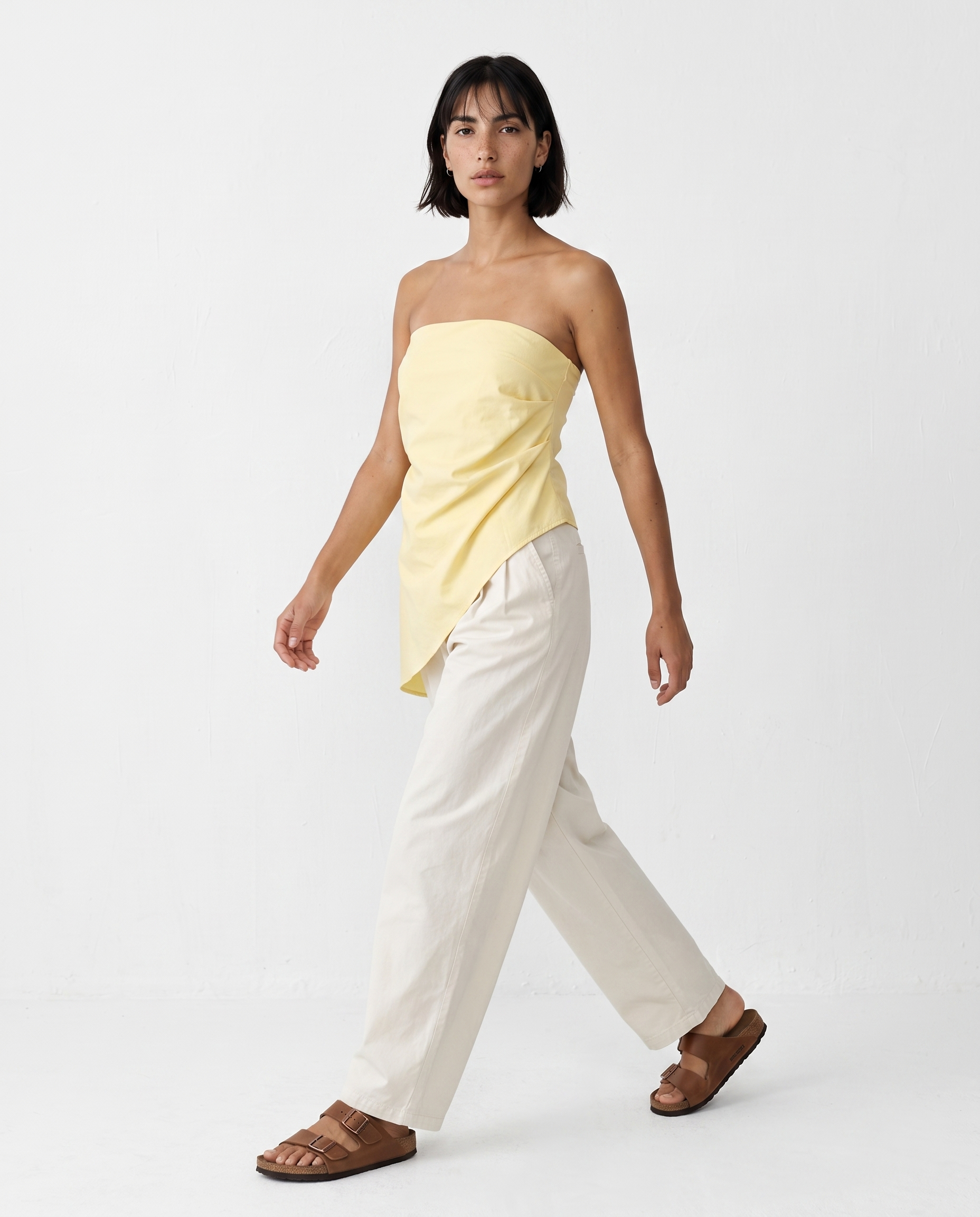 Draped Asymmetry Top