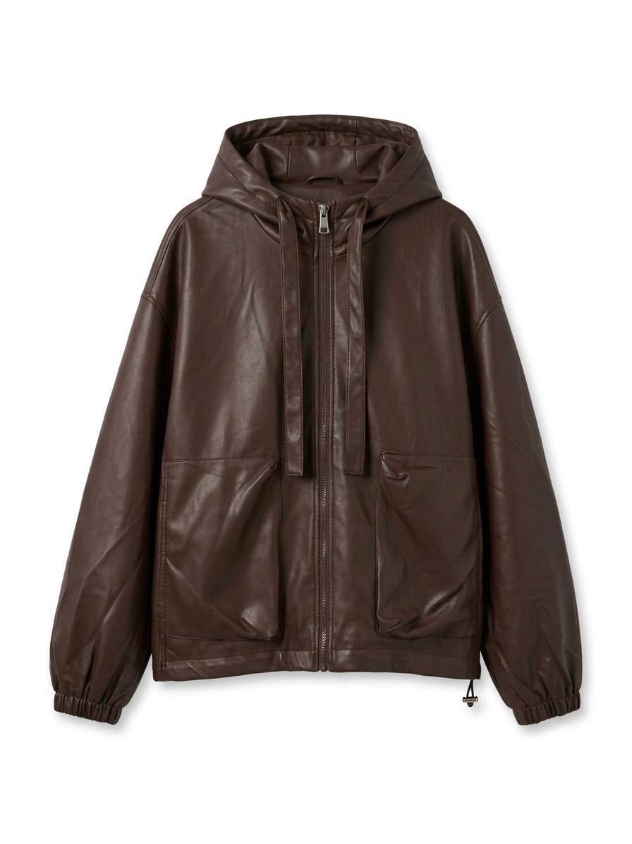 Oversized Leather Jacket