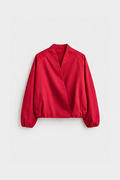 Oversized Wrap Bomber Jacket