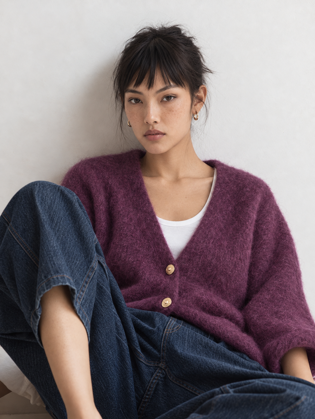 Oversized Knit Cardigan