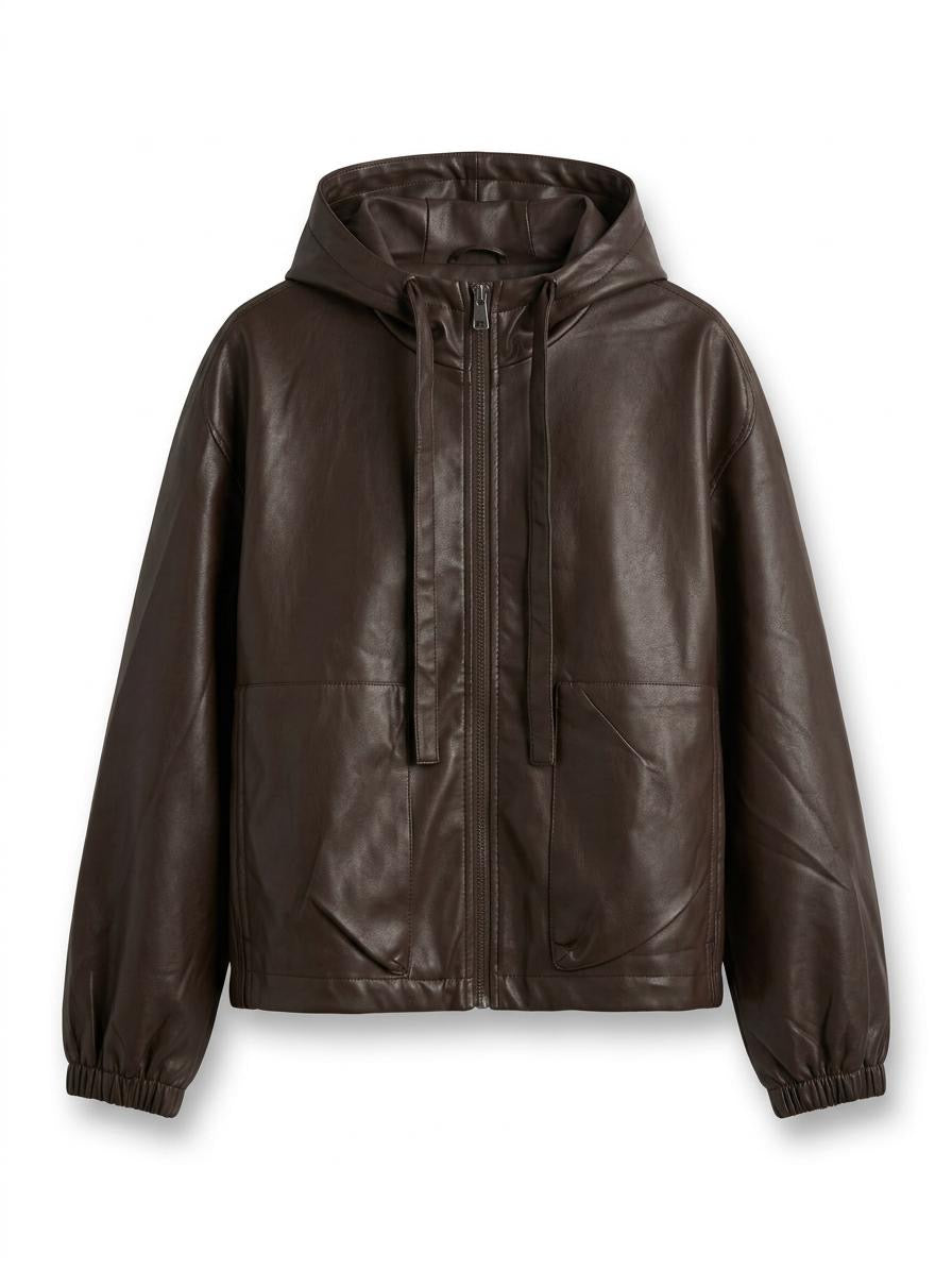 Oversized Leather Jacket