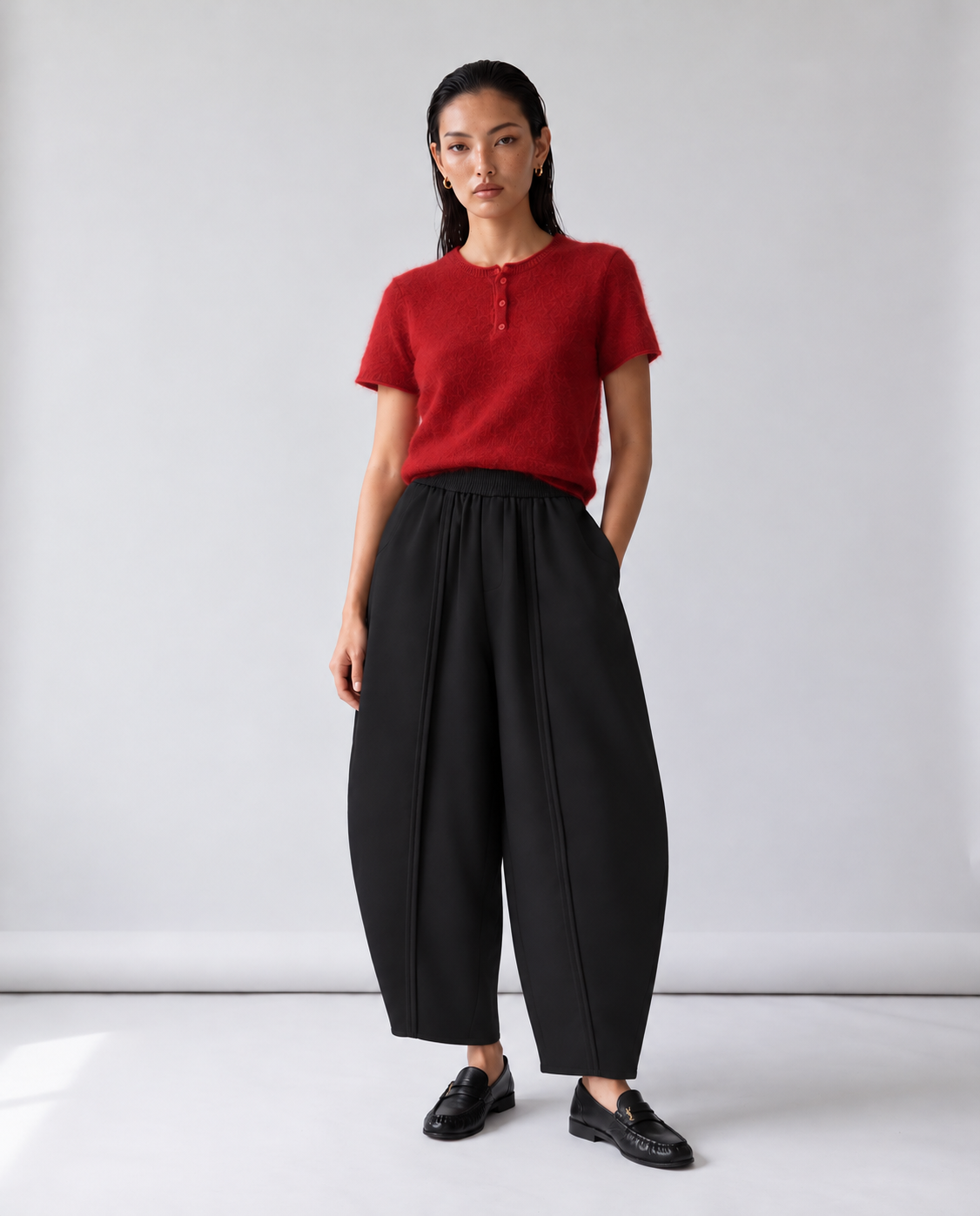Short Sleeve Knit Top