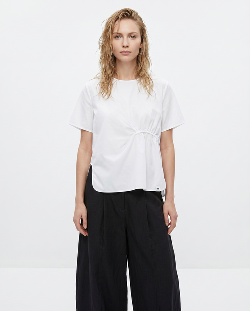 Asymmetric Gather Blouse