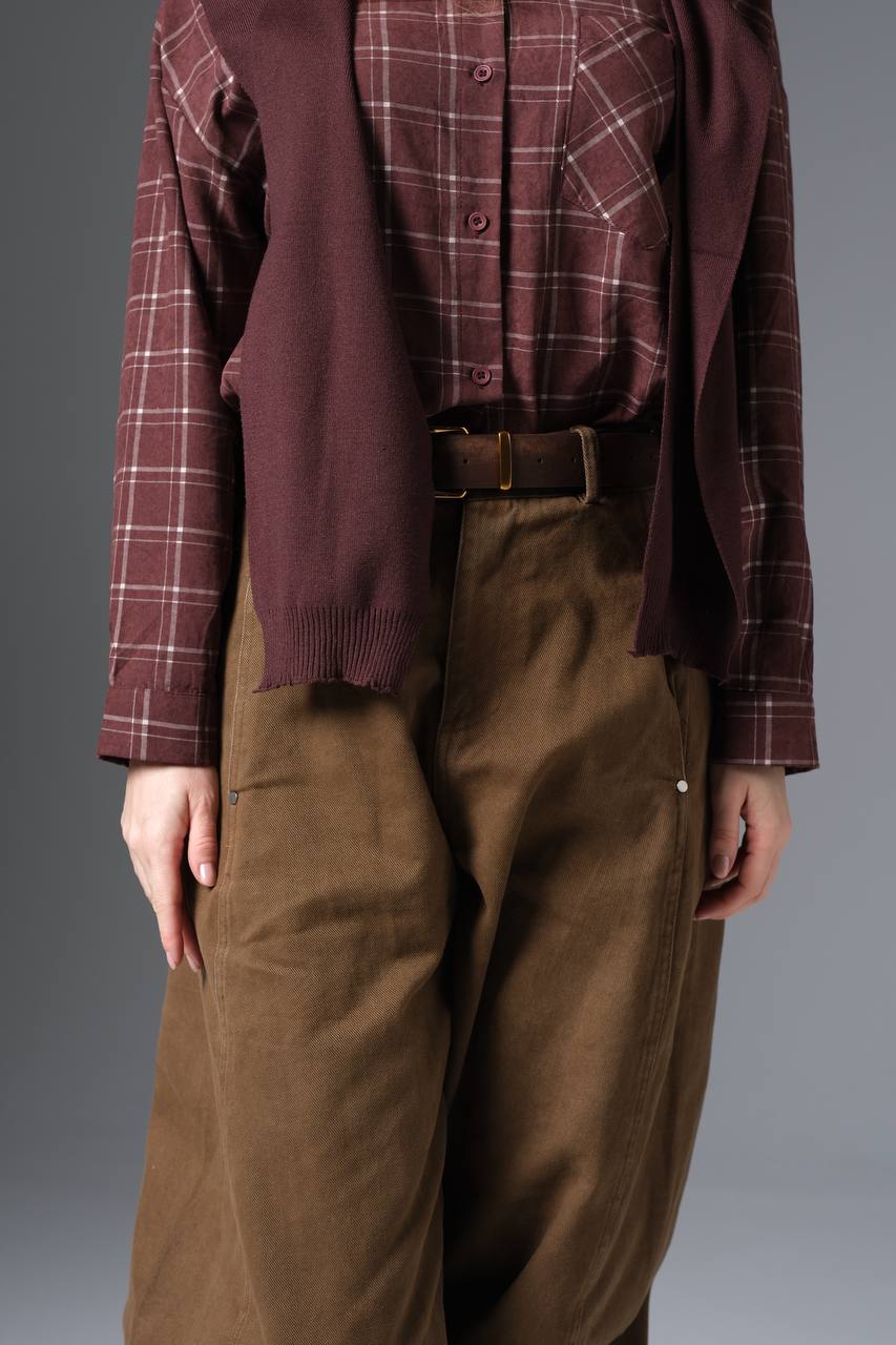 High-Waist Straight Leg Pants