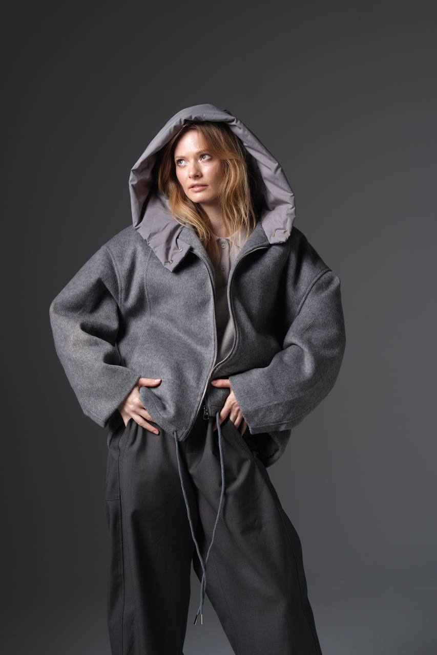 Relaxed Fit Hooded Jacket