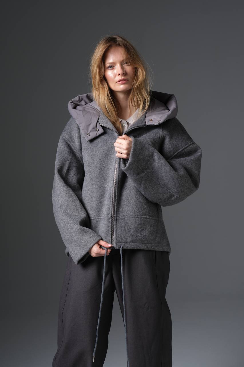 Relaxed Fit Hooded Jacket