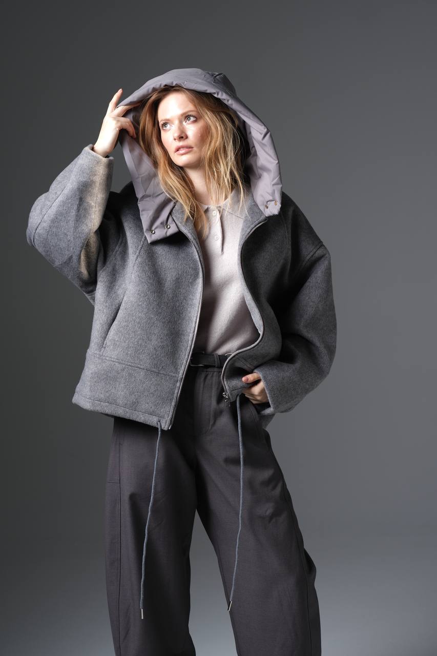 Relaxed Fit Hooded Jacket