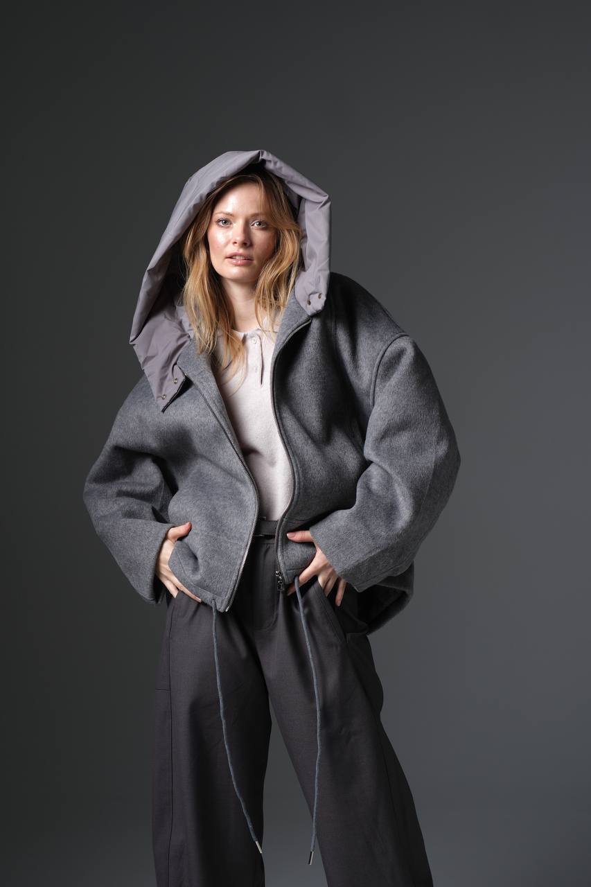 Relaxed Fit Hooded Jacket