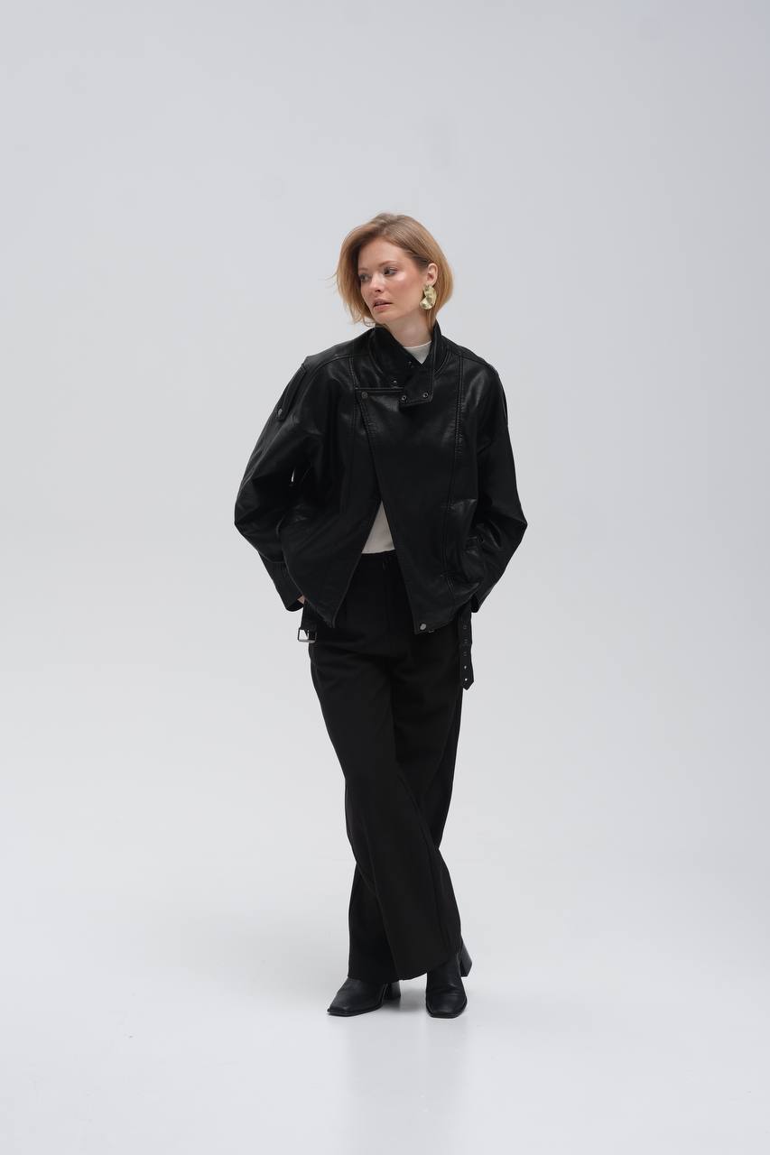 Contemporary Leather Jacket