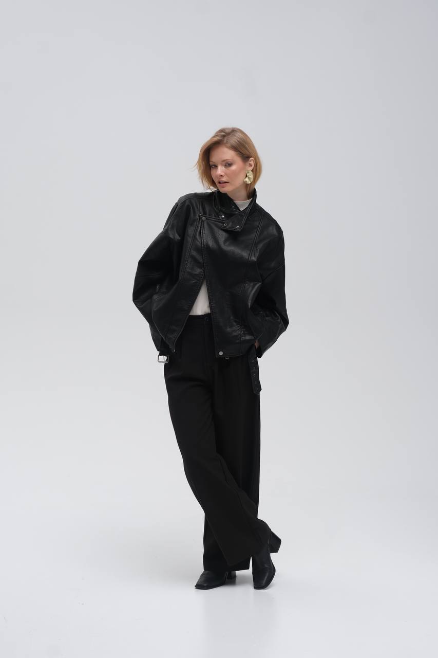 Contemporary Leather Jacket