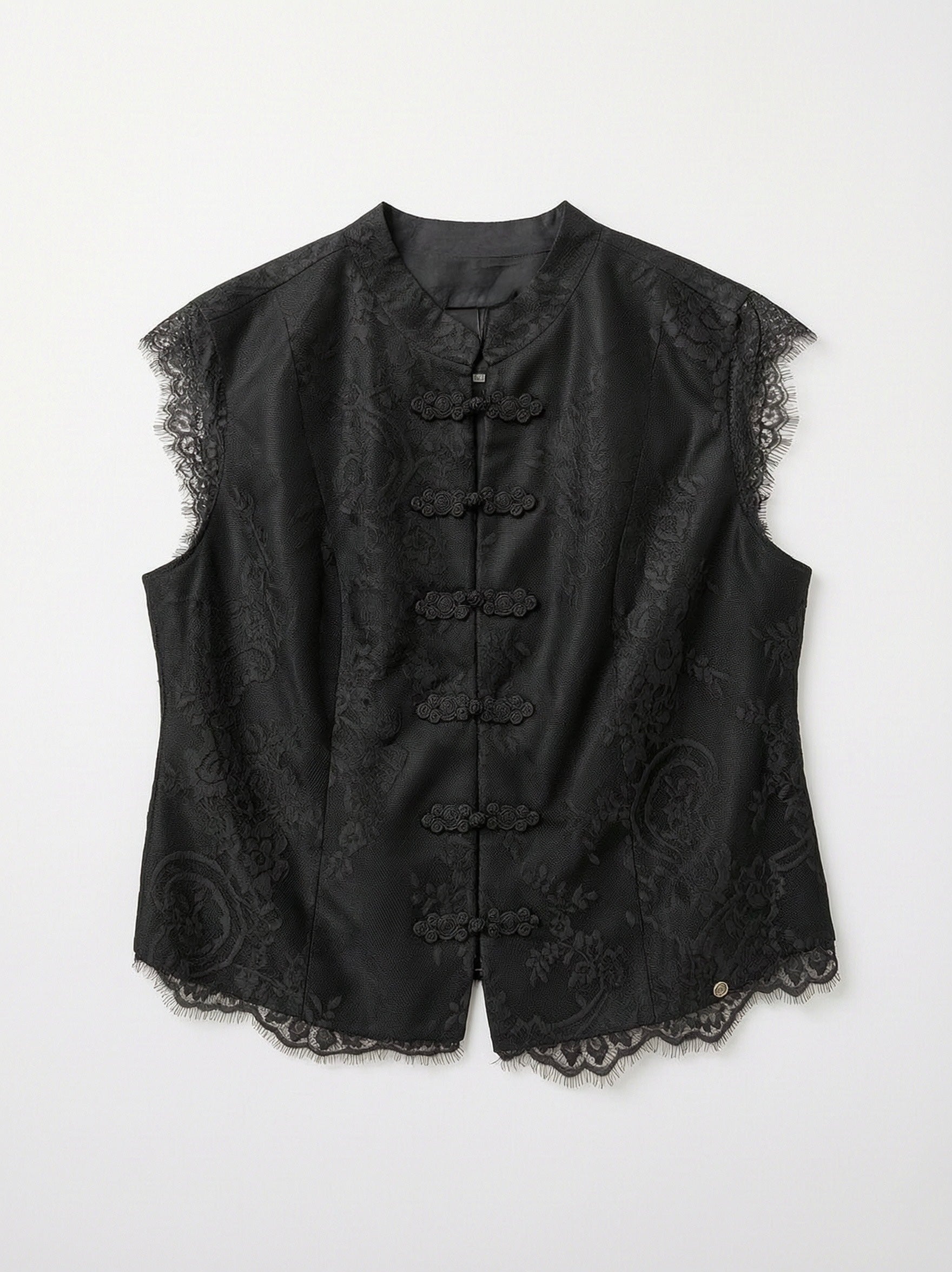 Midnight Lace Vest