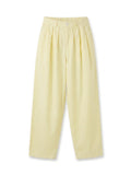 Pleated Cotton Trousers