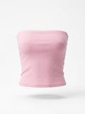 Ribbed Bandeau Top
