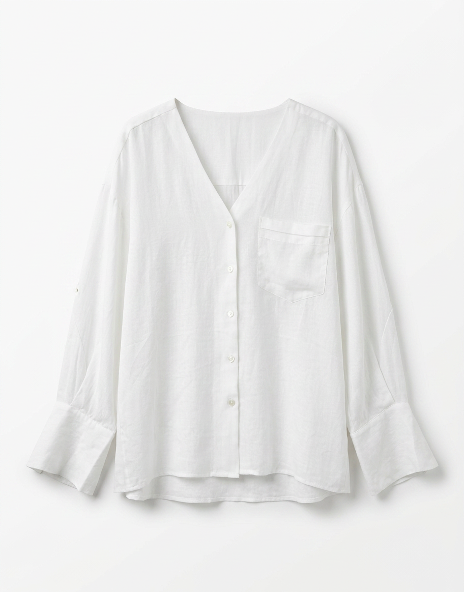Pure Linen Blouse