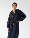 Denim Hooded Jacket