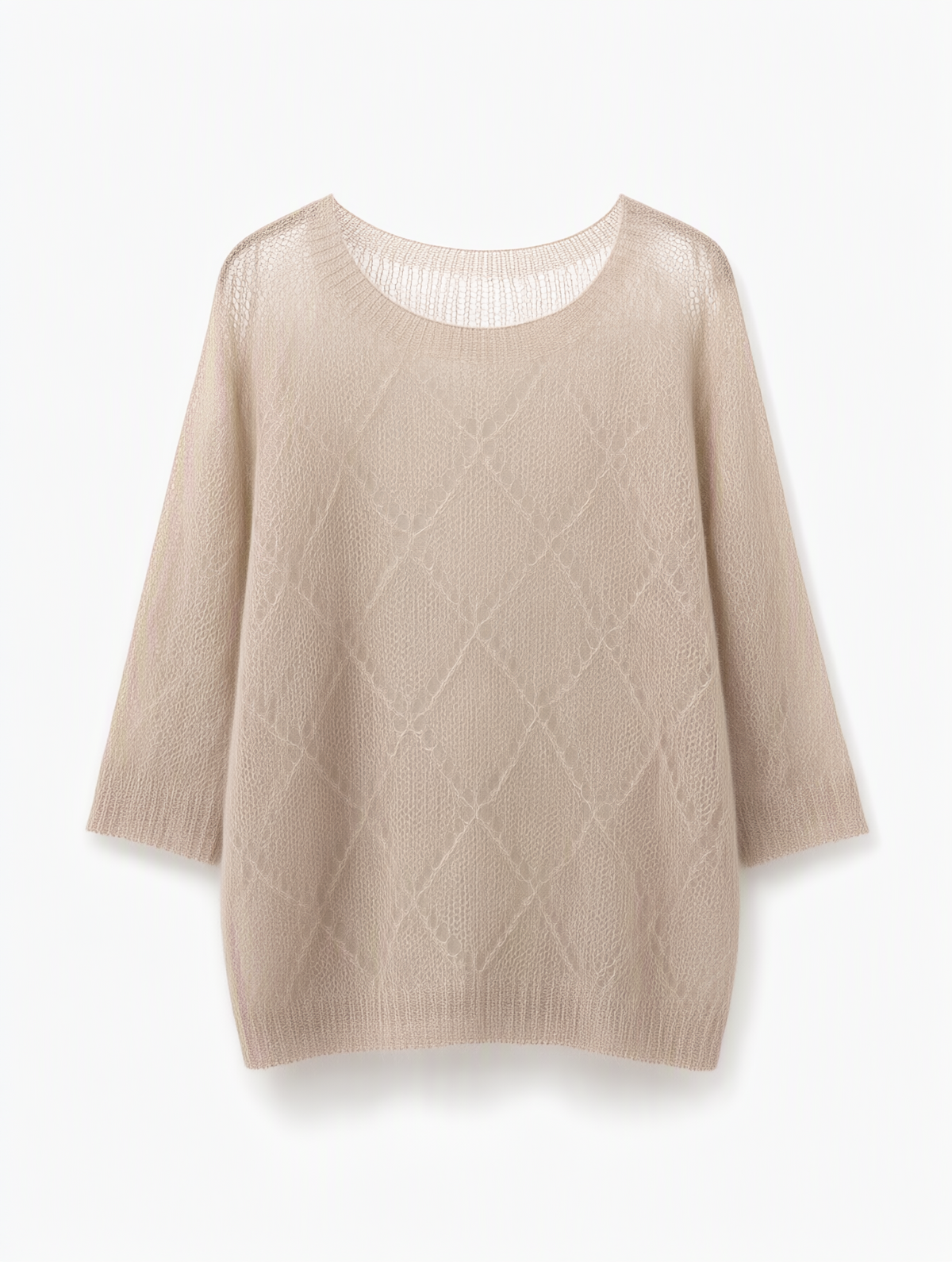 Openwork Knit Sweater