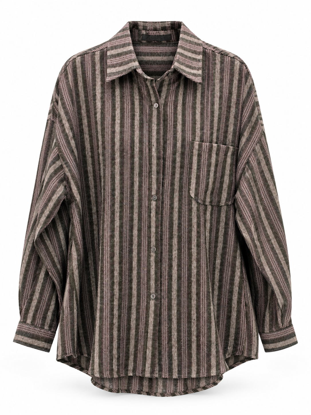 Relaxed Fit Striped Shirt