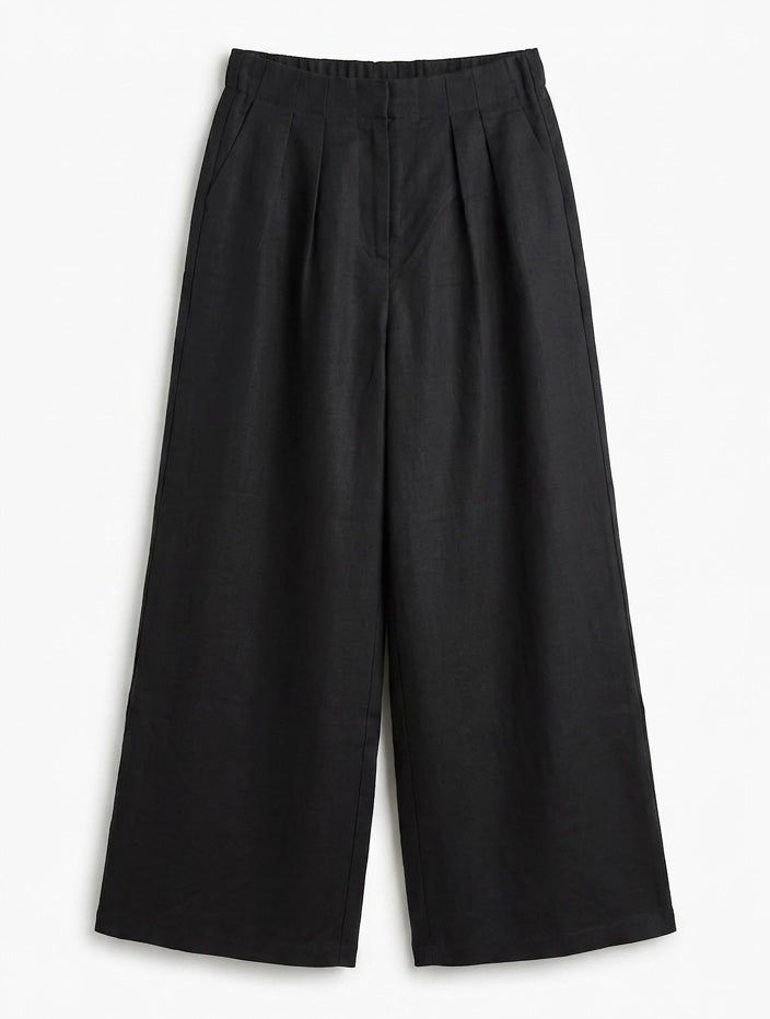 Linen Wide Leg Pants