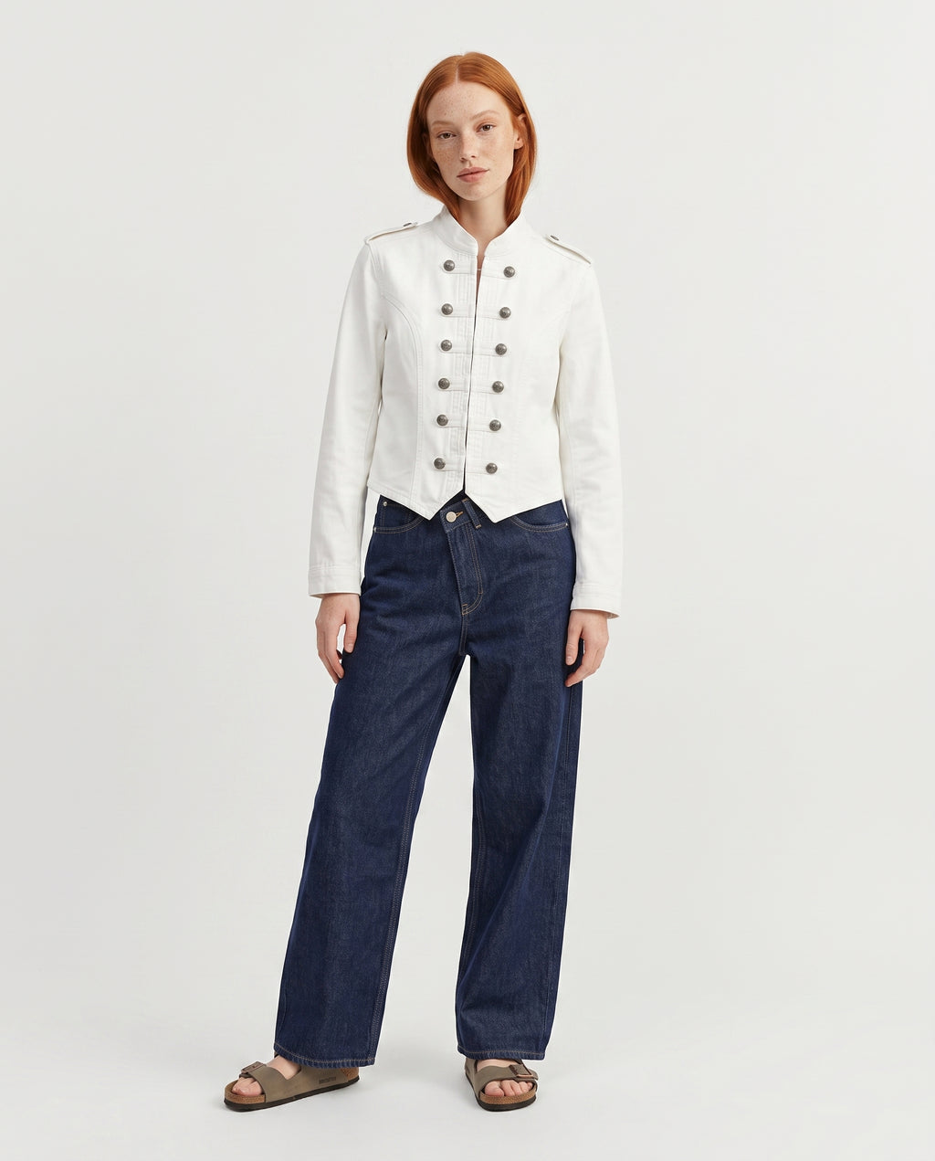 Ivory Military Jacket