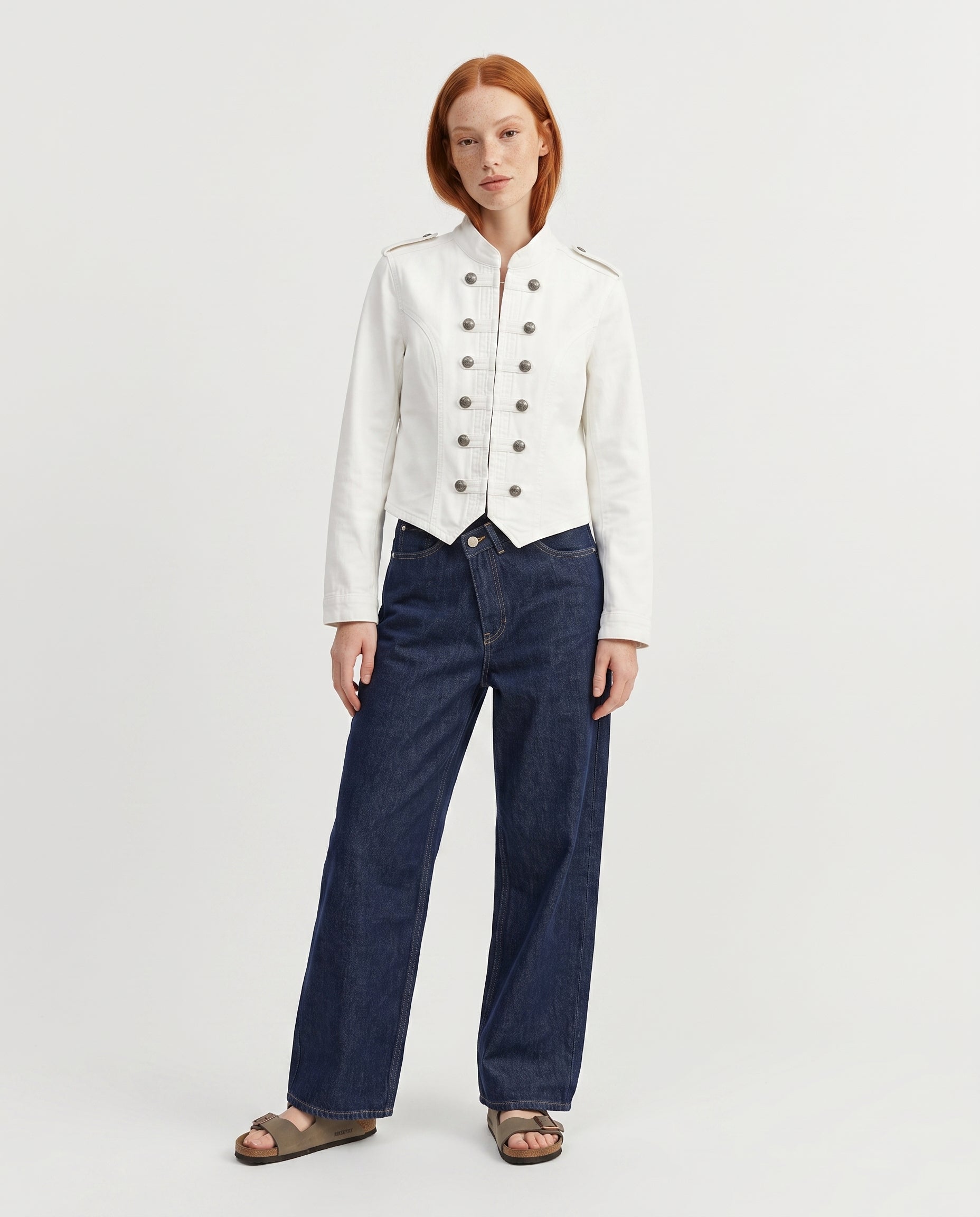Ivory Military Jacket