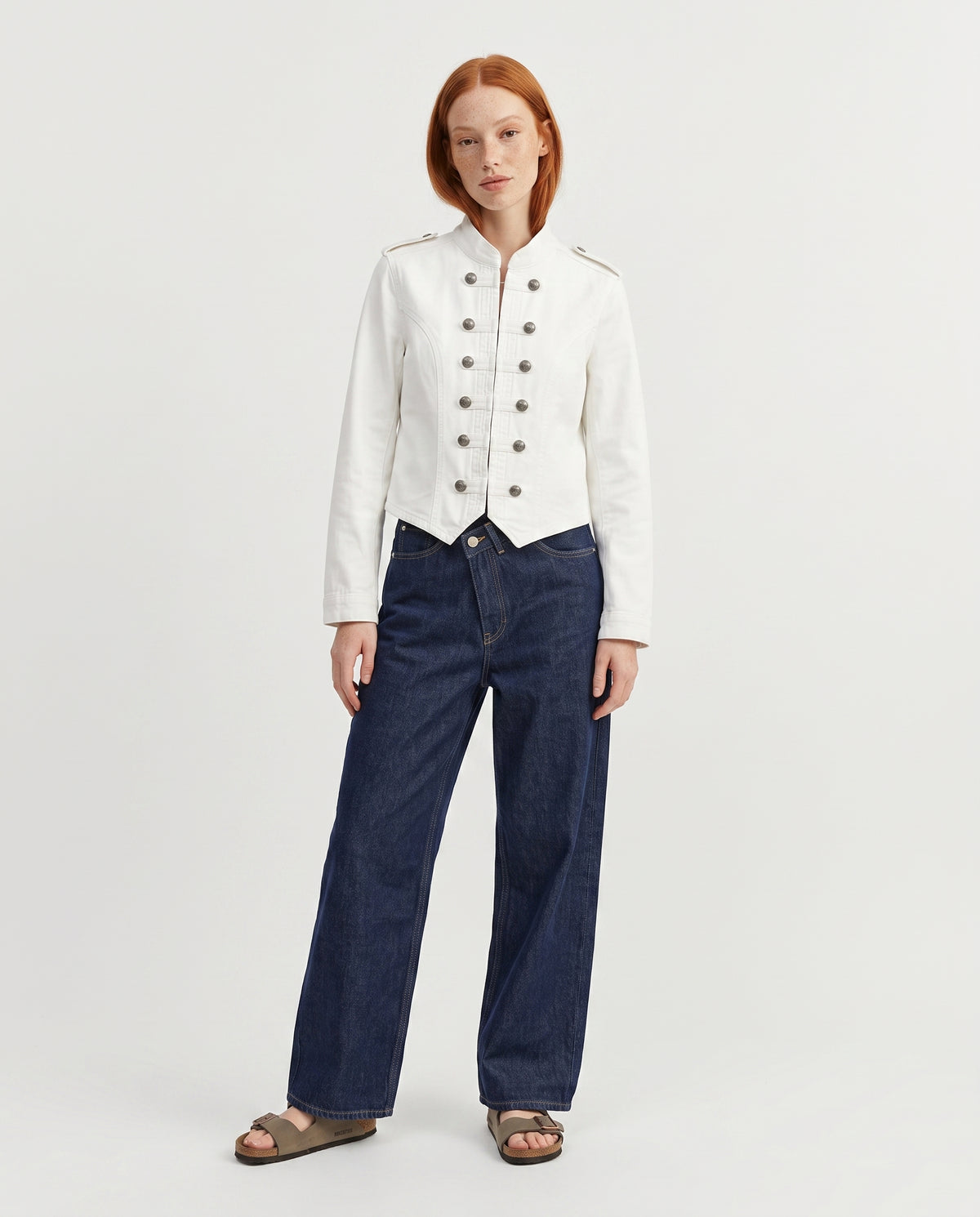Ivory Military Jacket