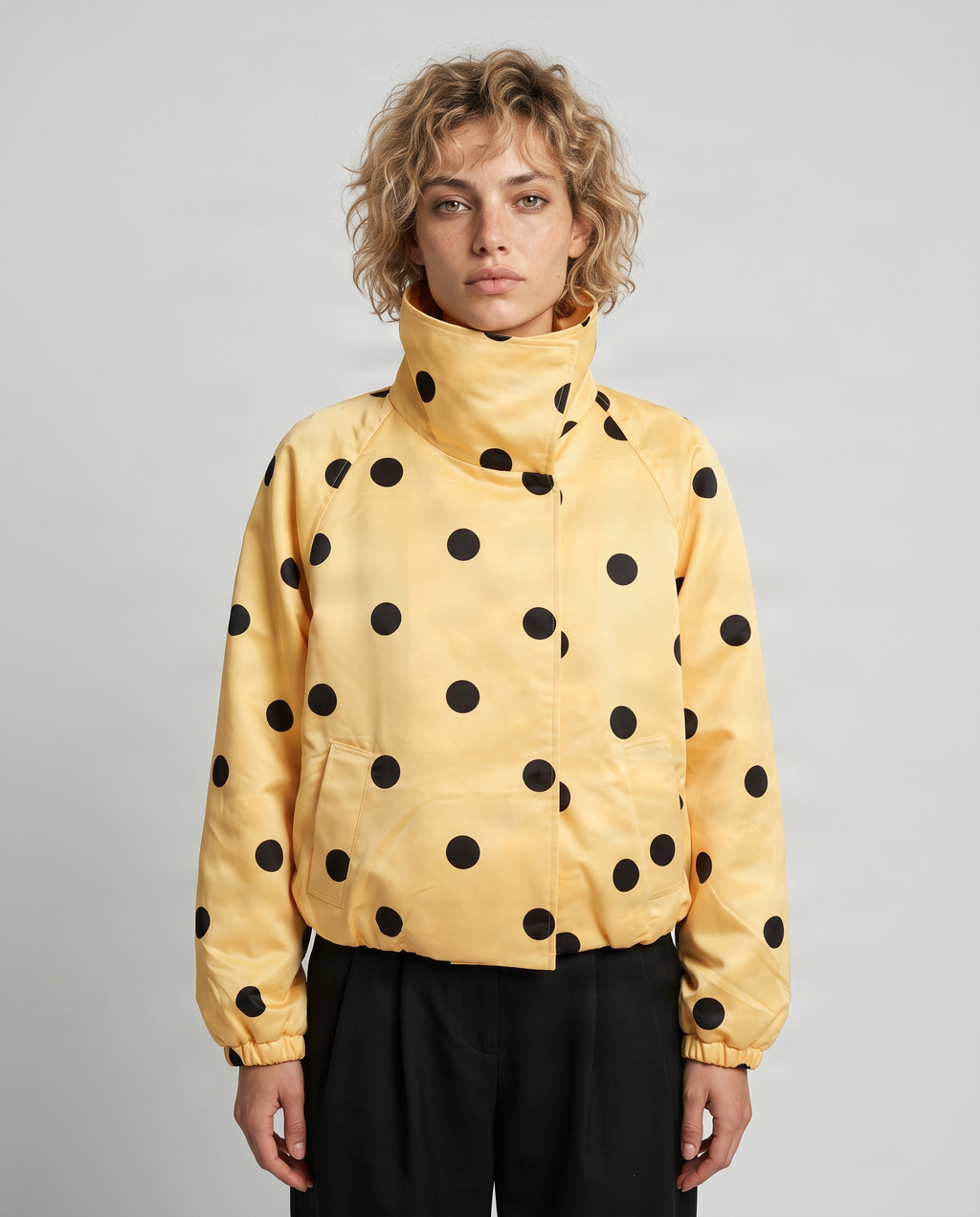 Retro Polka Dot Bomber