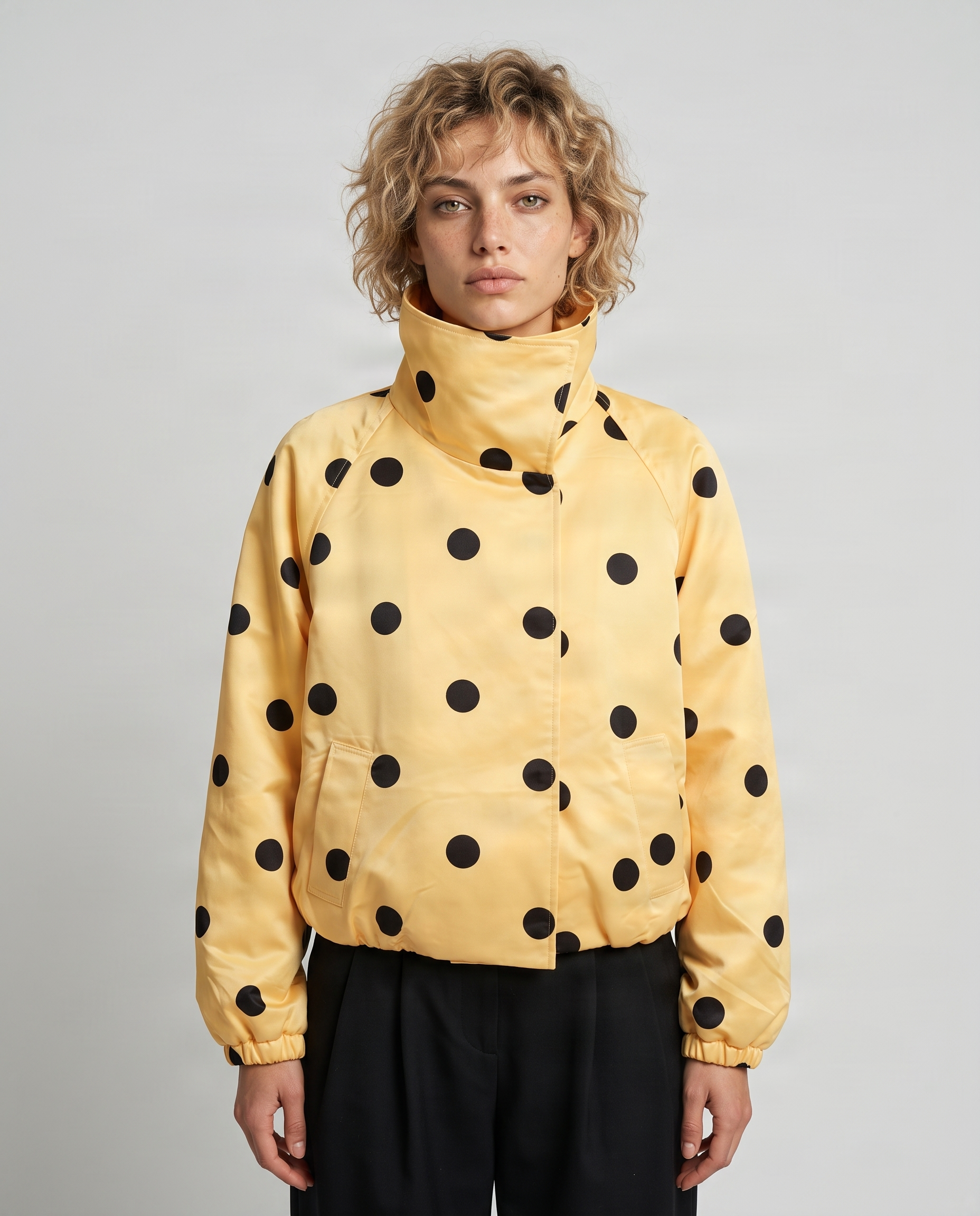 Retro Polka Dot Bomber