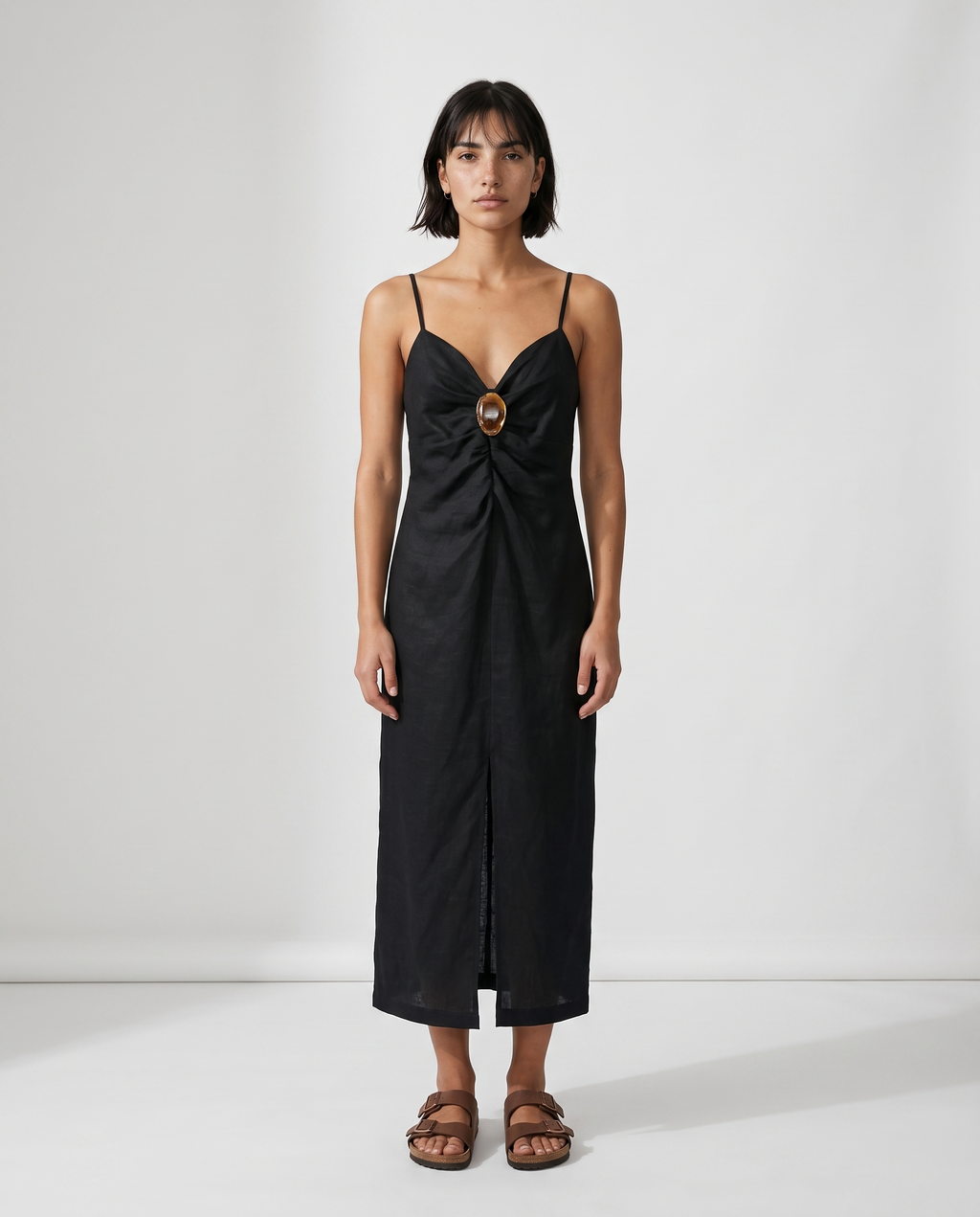 Midi Linen Dress