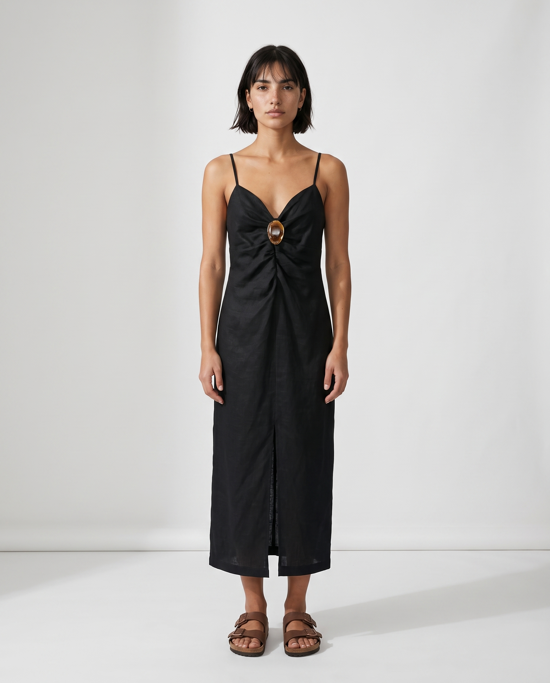 Midi Linen Dress