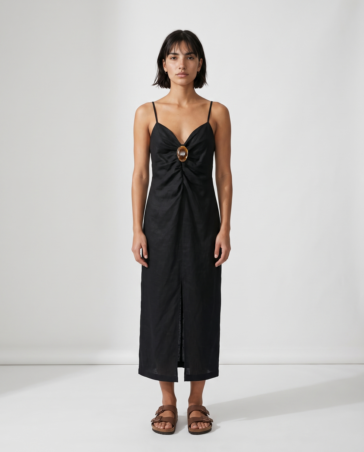 Midi Linen Dress
