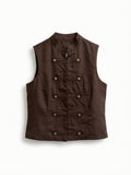 Espresso Military Vest