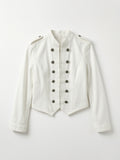Ivory Military Jacket