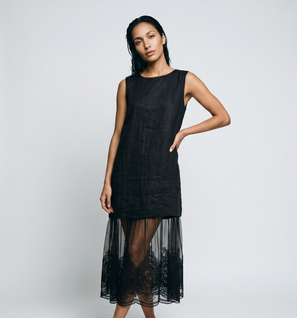 Midnight Lace Dress