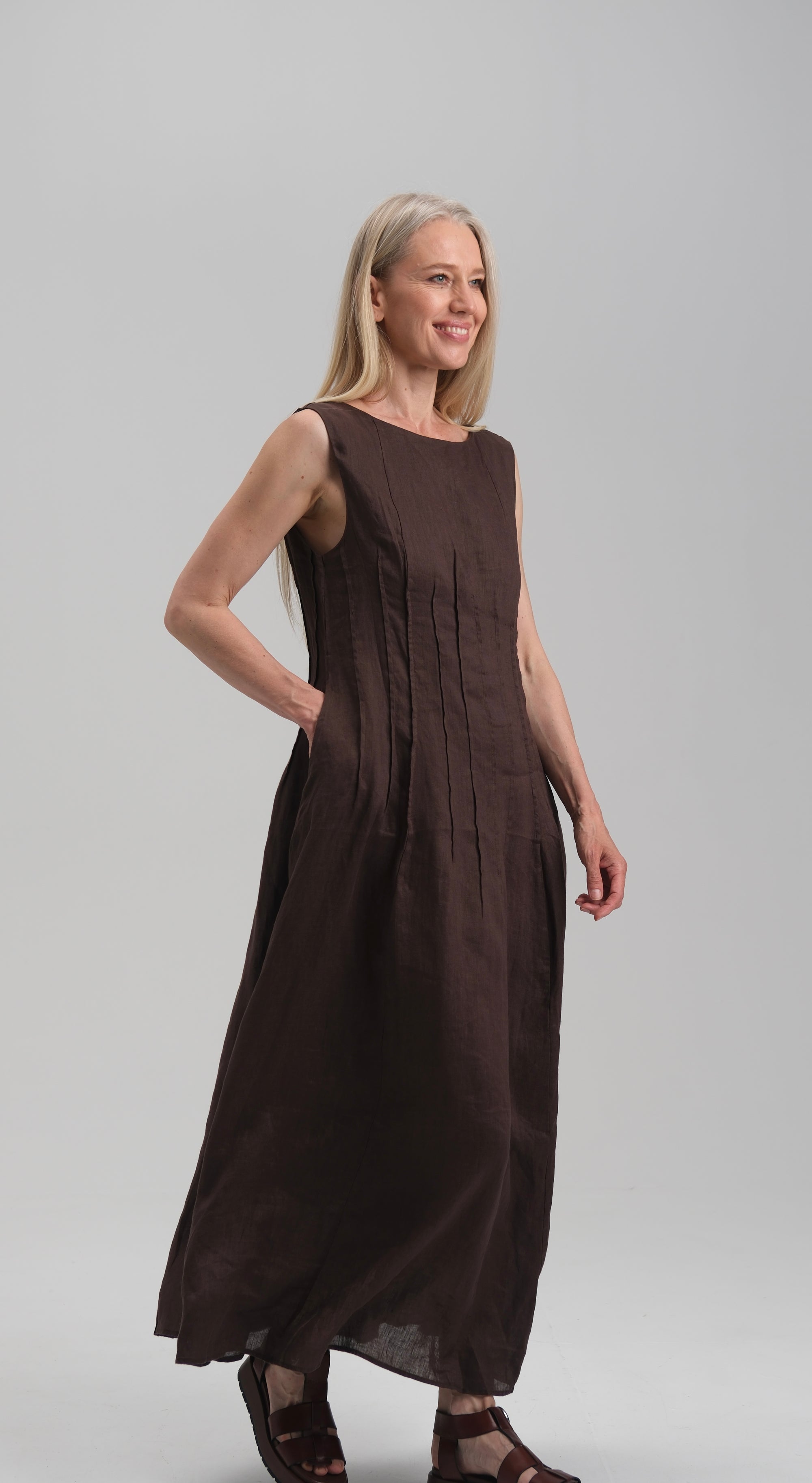 Linen Grace Maxi Dress