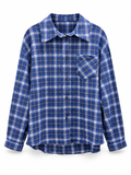 Blue Plaid Shirt