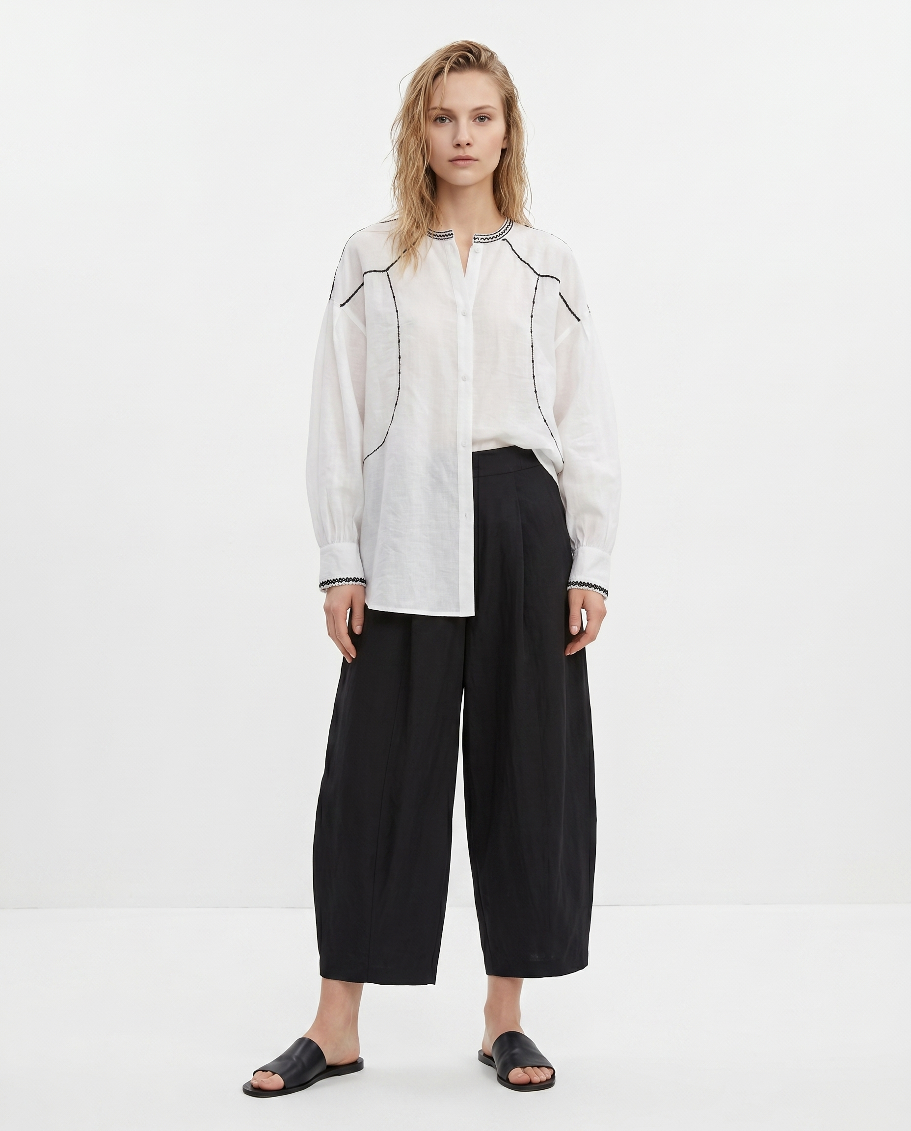 Classic Wide Leg Pants