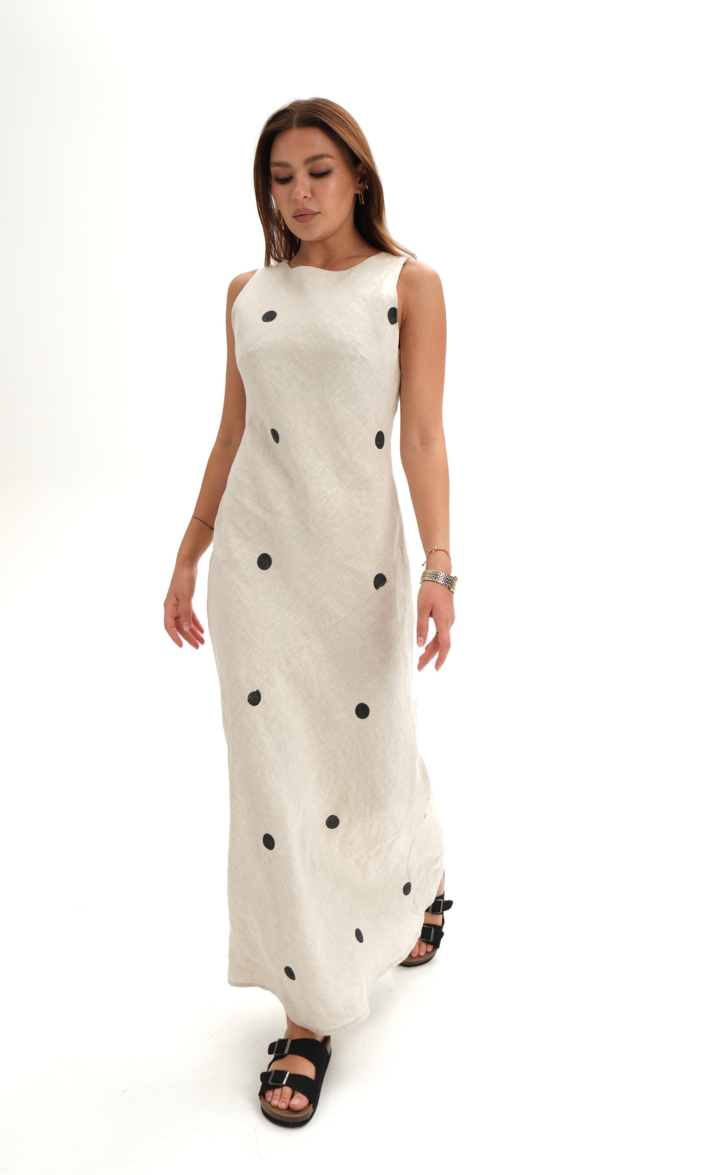 Linen Maxi Dress