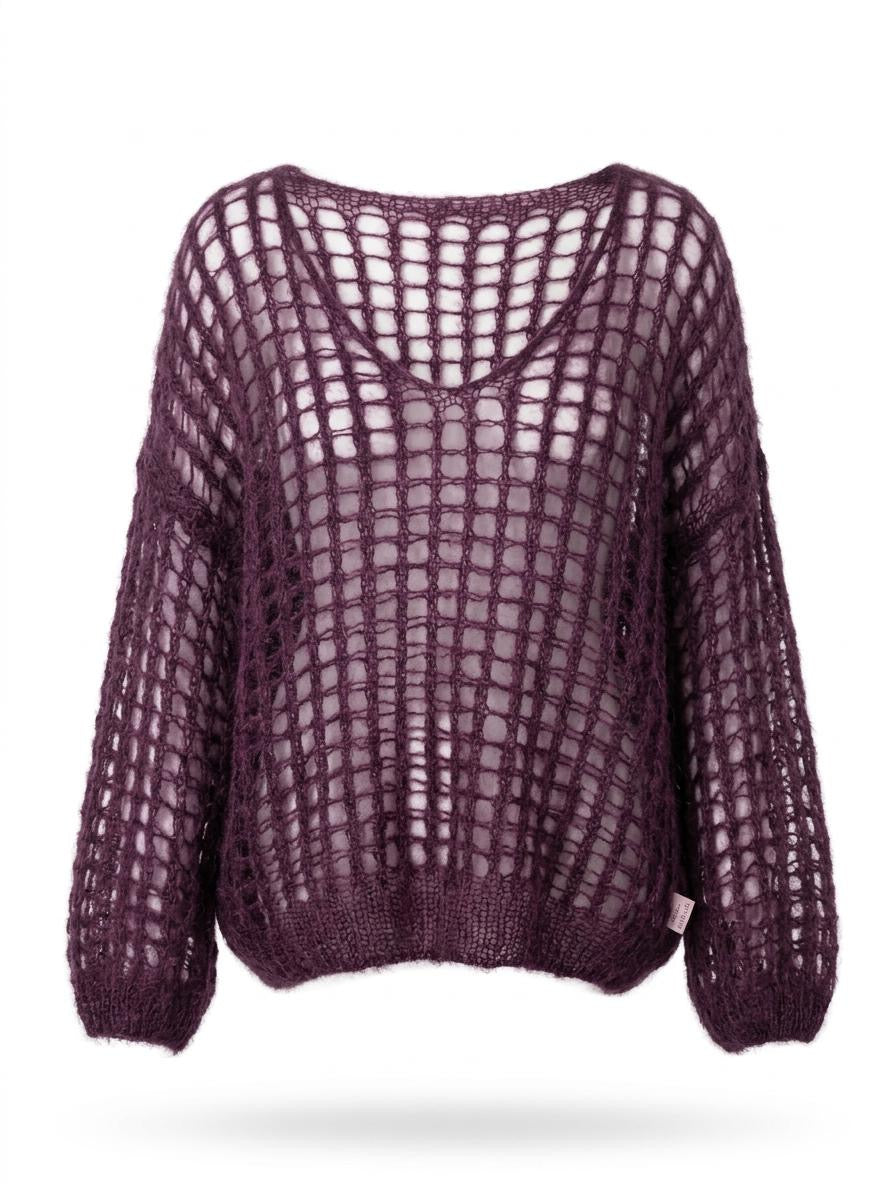 Open Knit Sweater