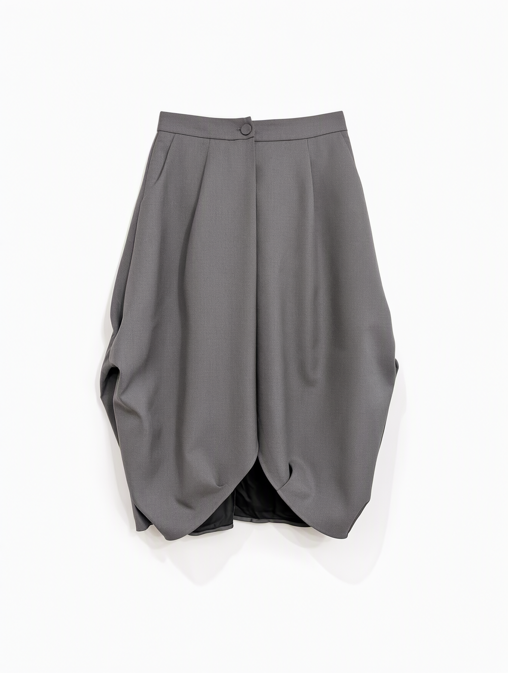 Draped Midi Skirt