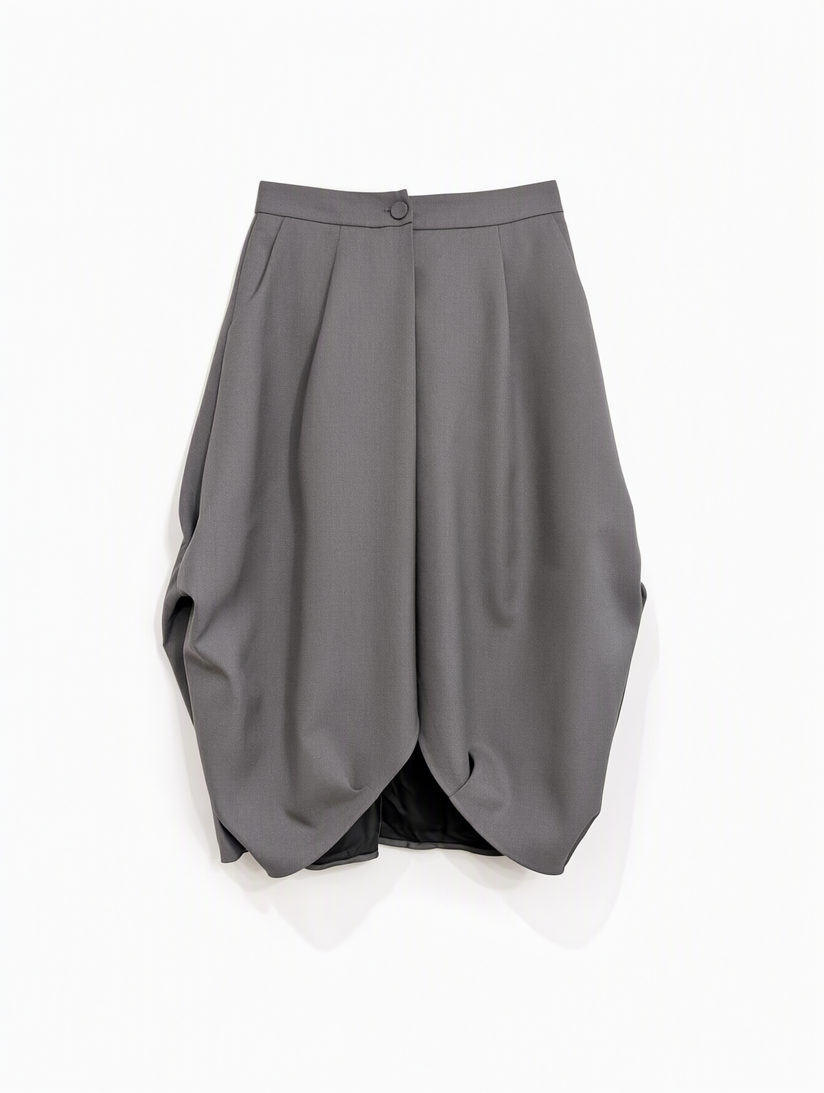 Draped Midi Skirt