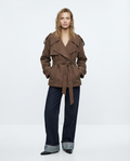 Short trench coat
