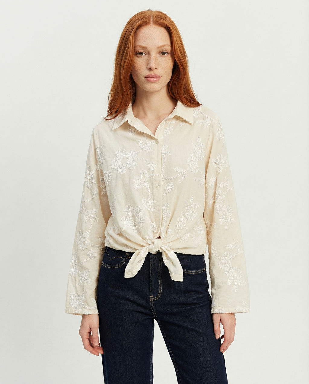 Soft Embroidery Shirt