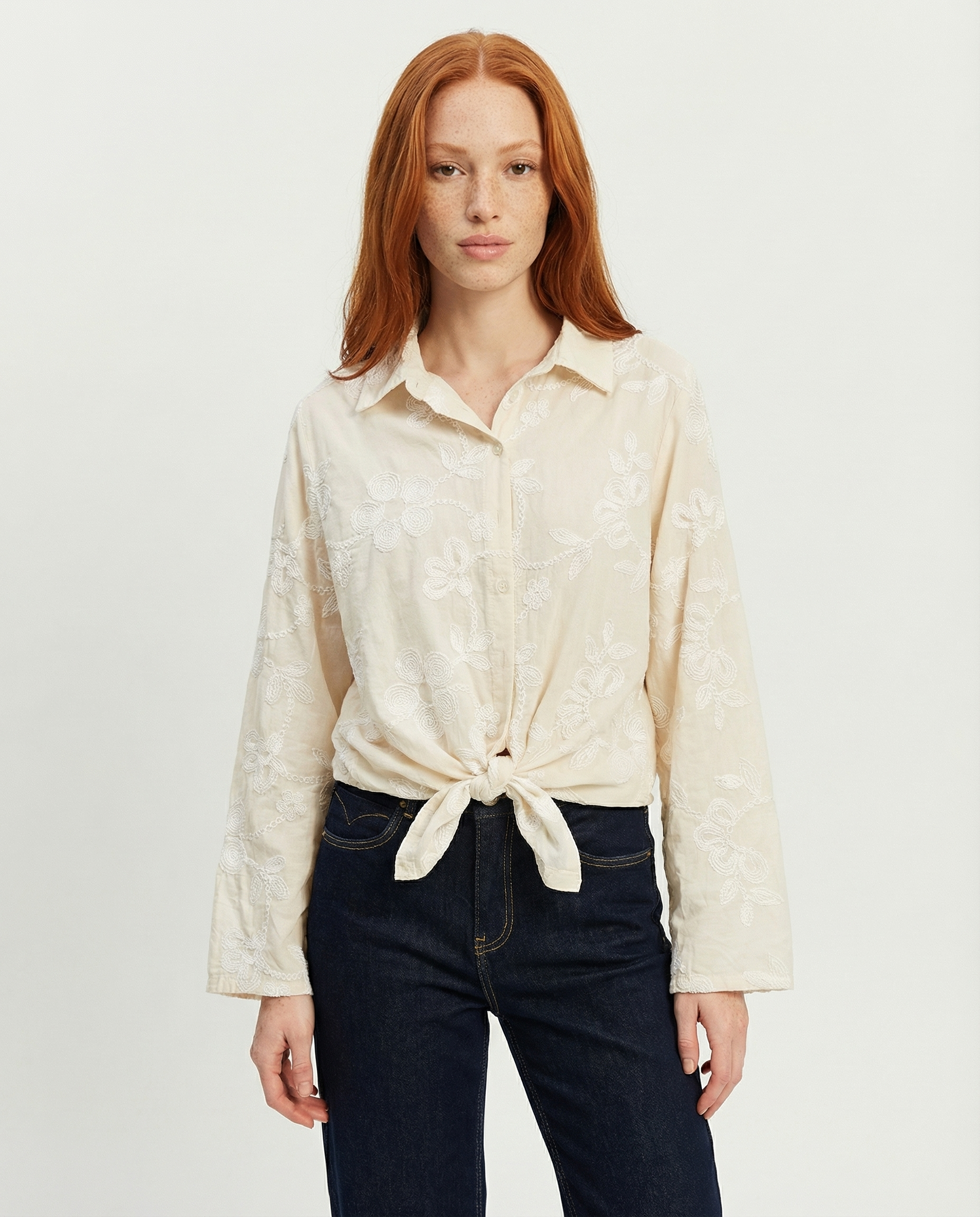 Soft Embroidery Shirt