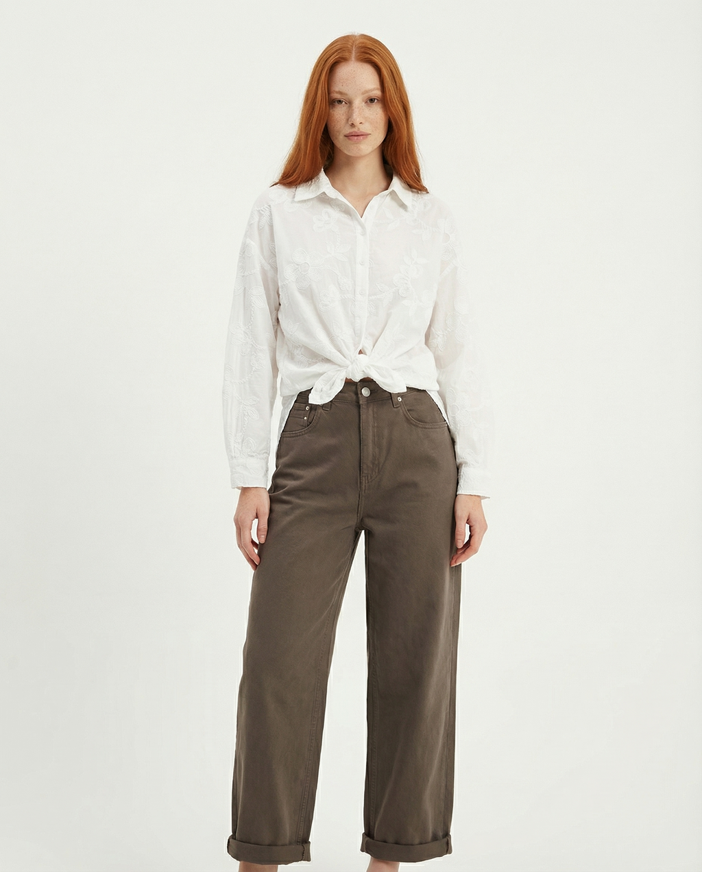 Soft Embroidery Shirt