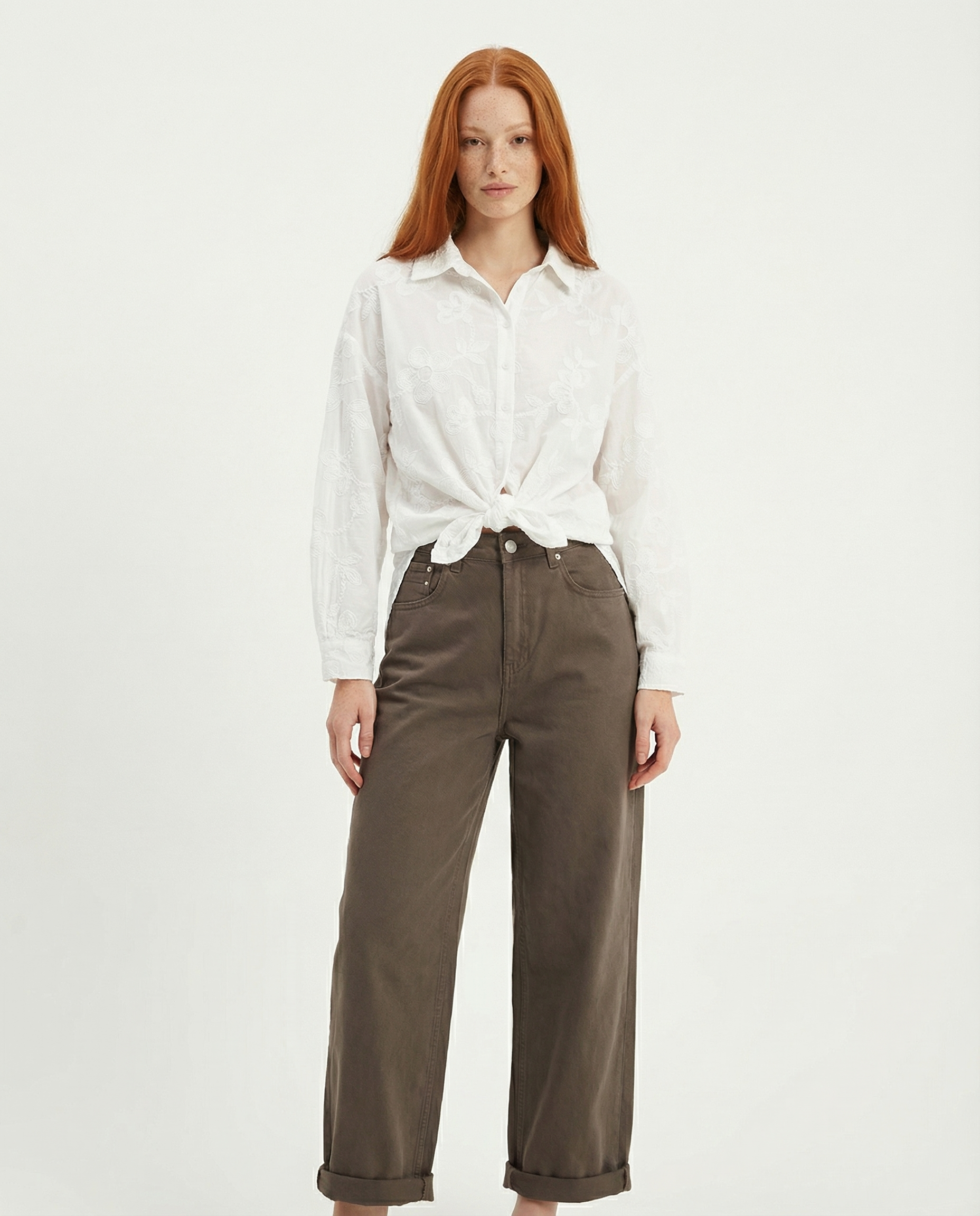 Soft Embroidery Shirt